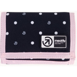 Peněženka MEATFLY Dewey wallet / dots black