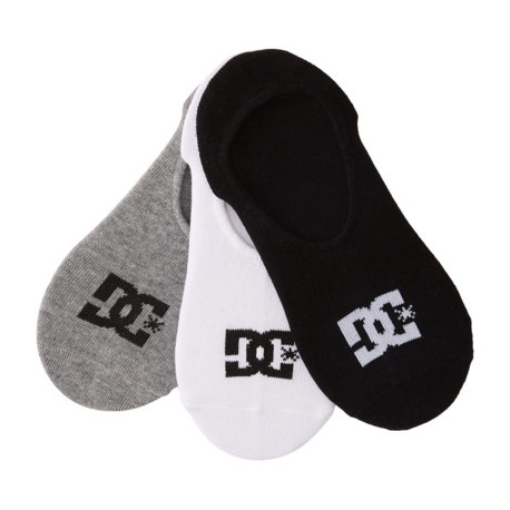 Ponožky DC Low Low 3 pack / wht/blk/grey